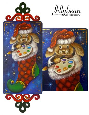 Bunny Stocking PDF Download - Jillybean Fitzhenry